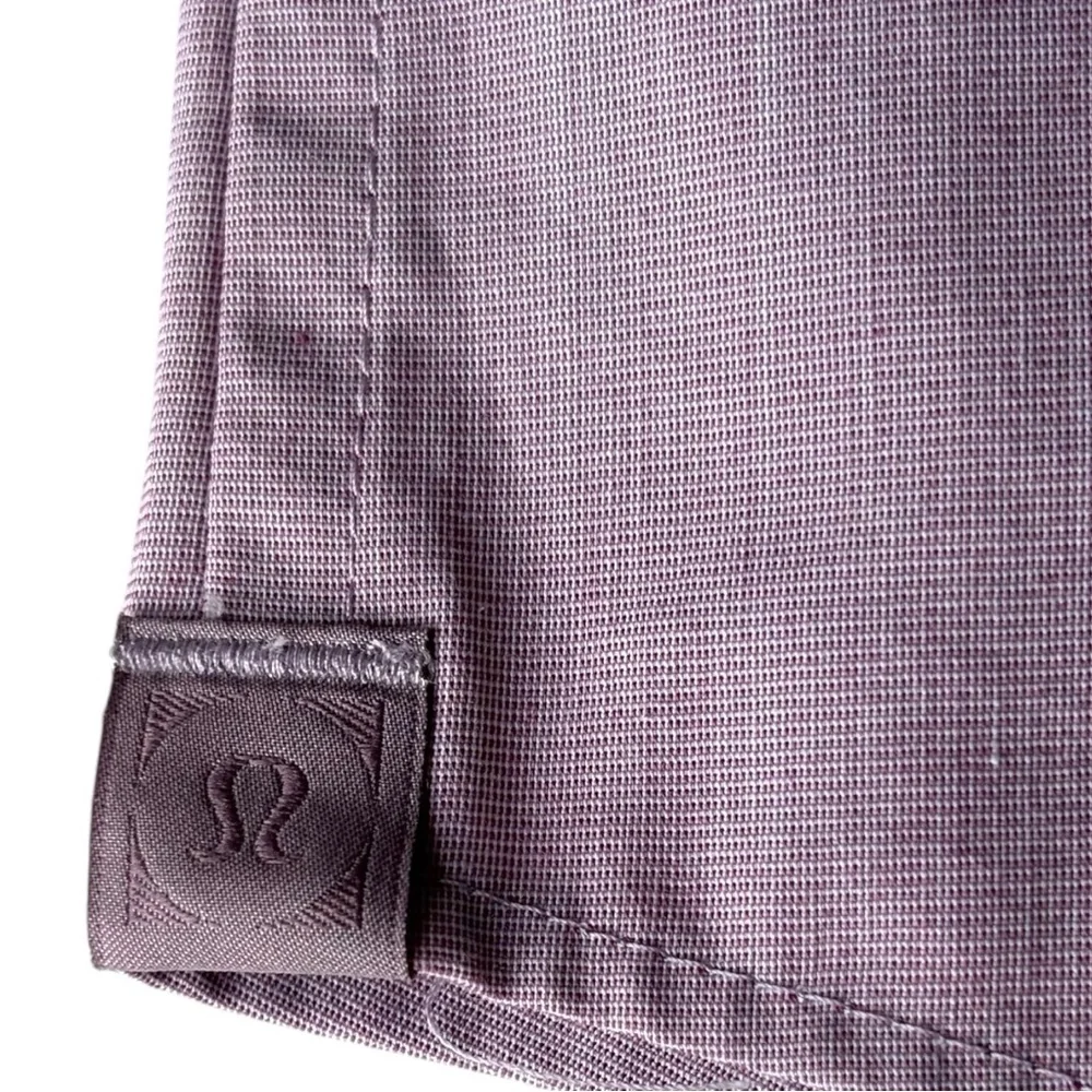 Lululemon Down To The Wire SS Heathered Vintage Plum soft/stretch shirt  | XL - Picture 13 of 16